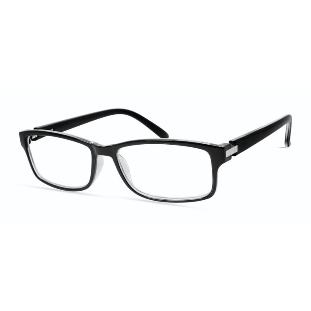 ASH READING GLASSES, 1 PAIR Metal Black +1.00